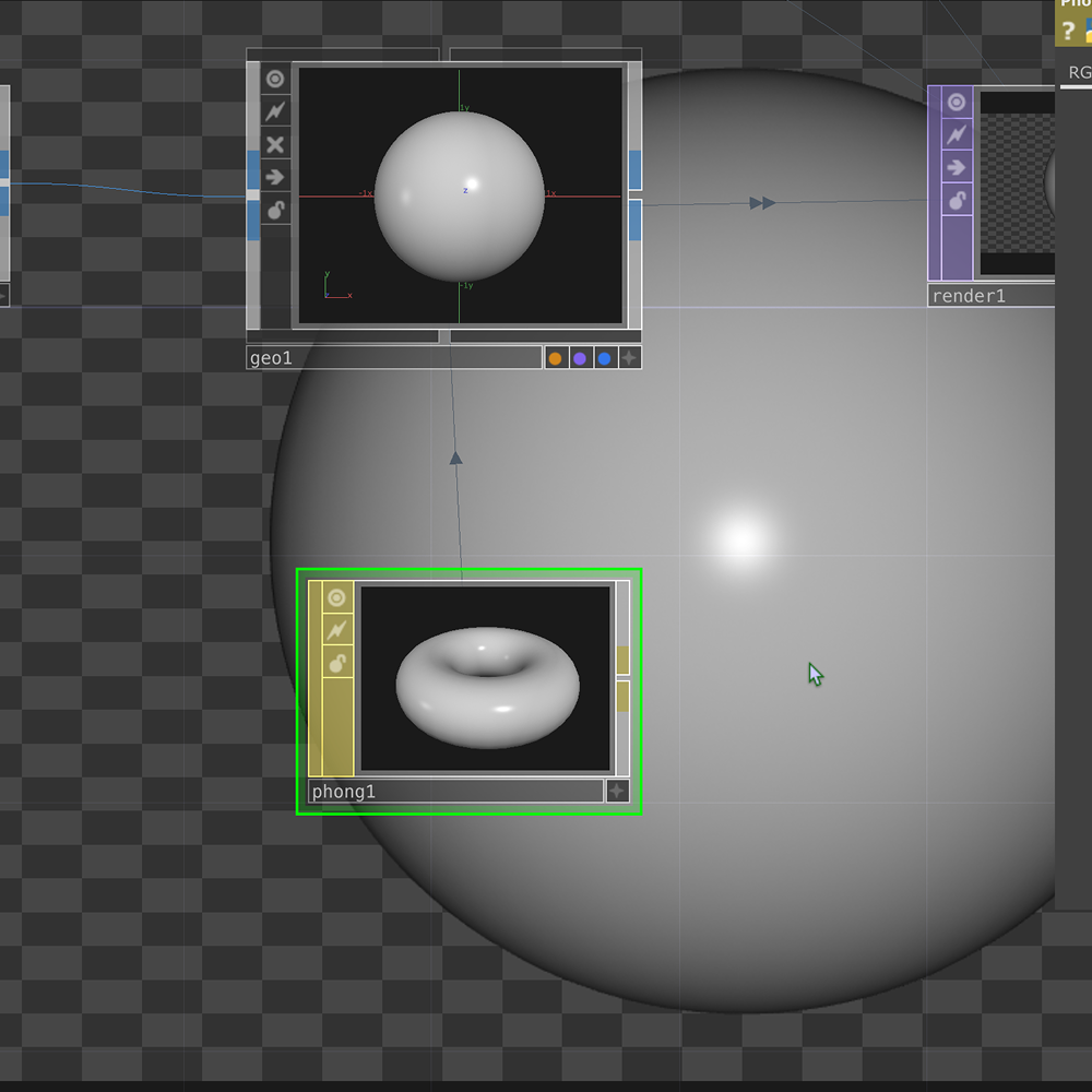 I was wondeirng how the phong operator worked and found that it was a way to simulate light on a 3D object.